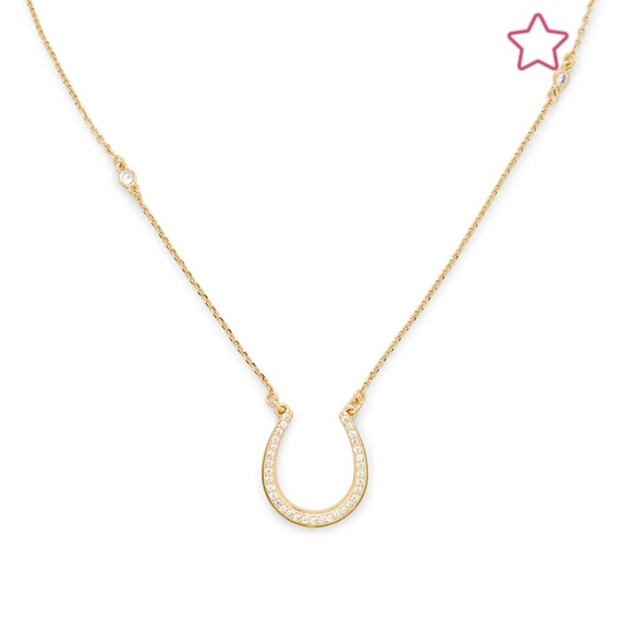 kate spade Jewelry - NEW Kate Spade Lucky Horseshoe Necklace